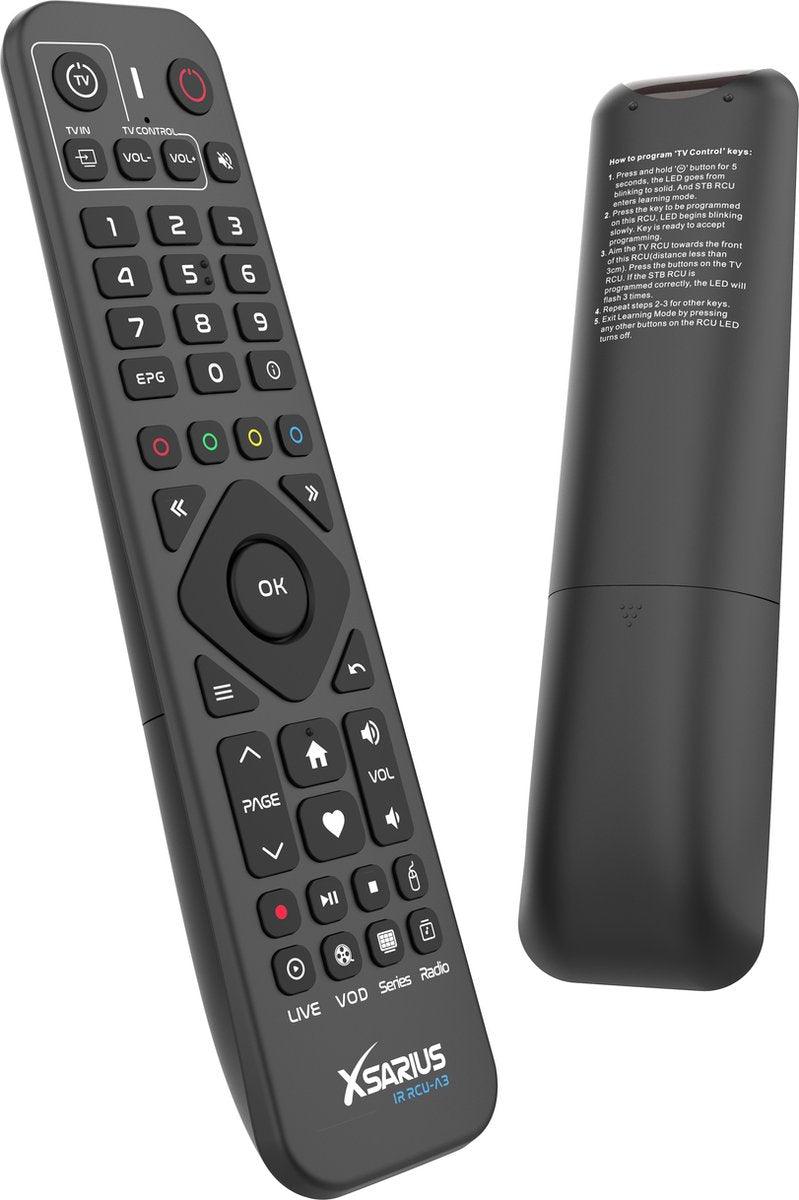 Xsarius IR RCU-A3 Remote Control (Pure 2, Pure 2+, Avant 2, Avant 2+, Avant 2+ Ultra) - GameStore.mt | Powered by Flutisat