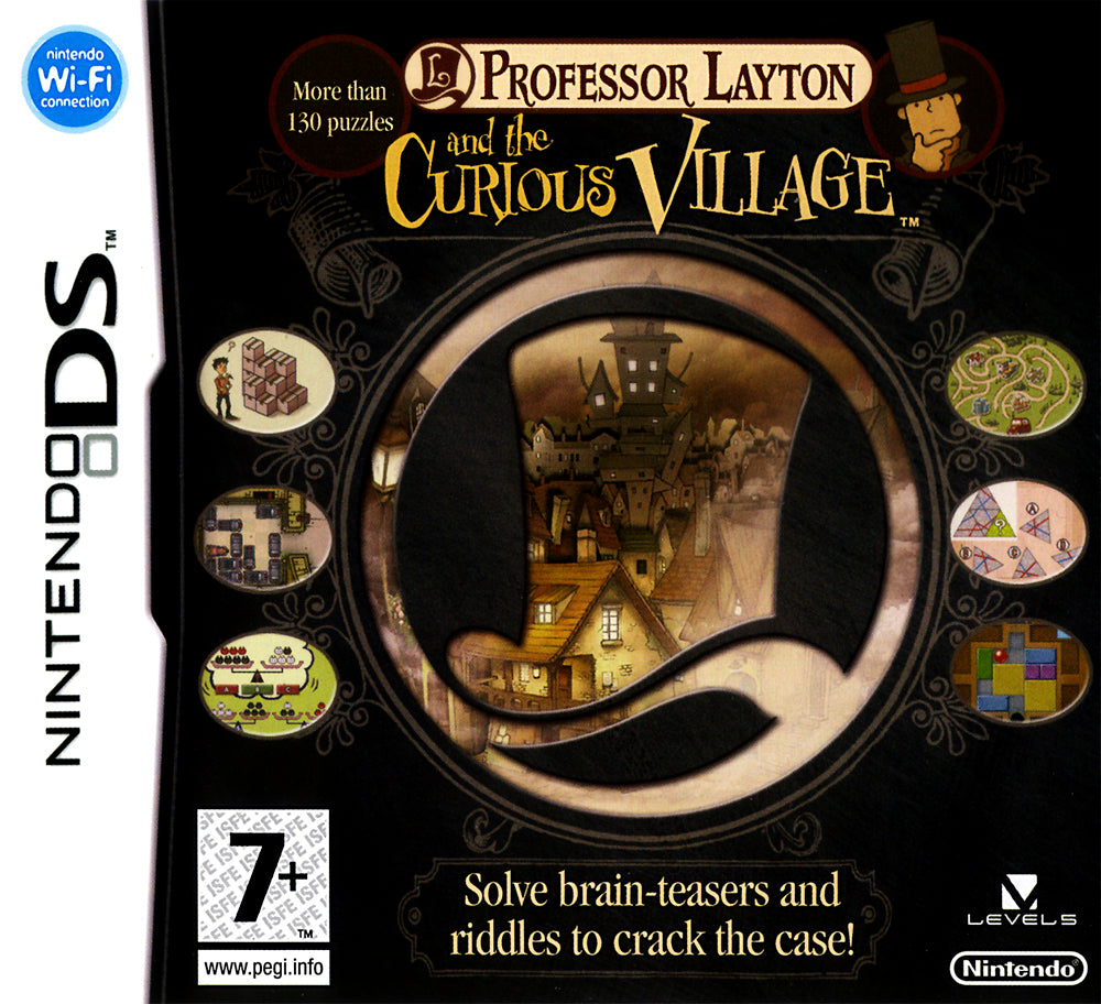 Professor Layton and the Curious Village (Nintendo DS) (Pre-owned)