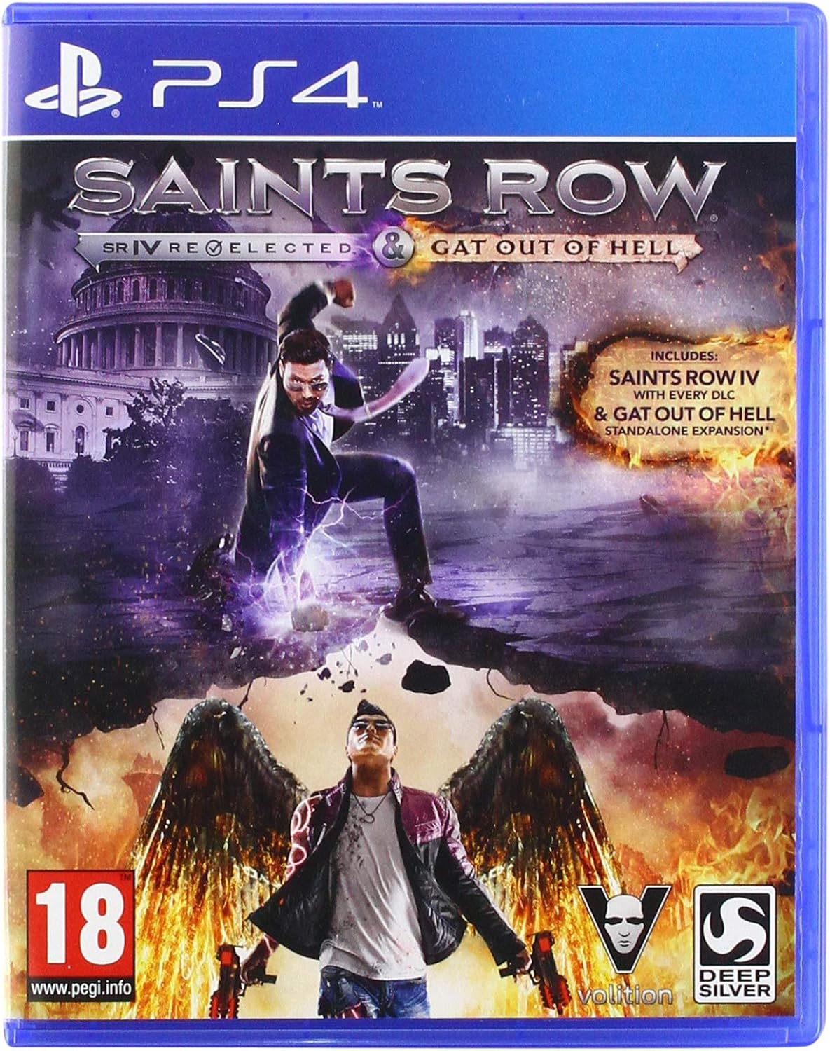 Saints Row IV: Re-Elected & Gat out of Hell (PS4) (Pre-owned)