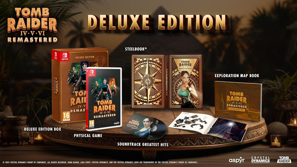 Tomb Raider IV-VI Remastered Starring Lara Croft [Deluxe Edition] (Nintendo Switch)