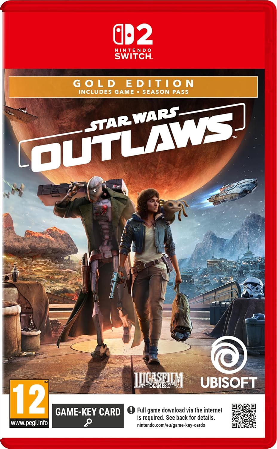 Star Wars Outlaws [Gold Edition] (Game-Key Card) (Nintendo Switch 2) (Pre-order)
