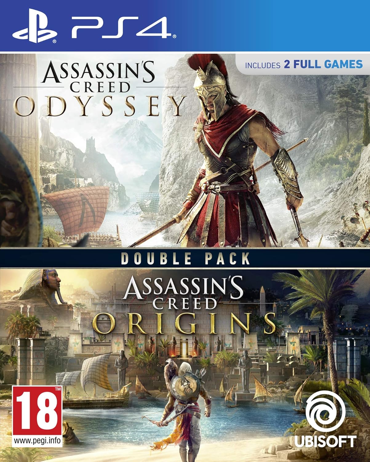 Assassin’s Creed Odyssey + Assassin’s Creed Origins: Double Pack (PS4) (Pre-owned)