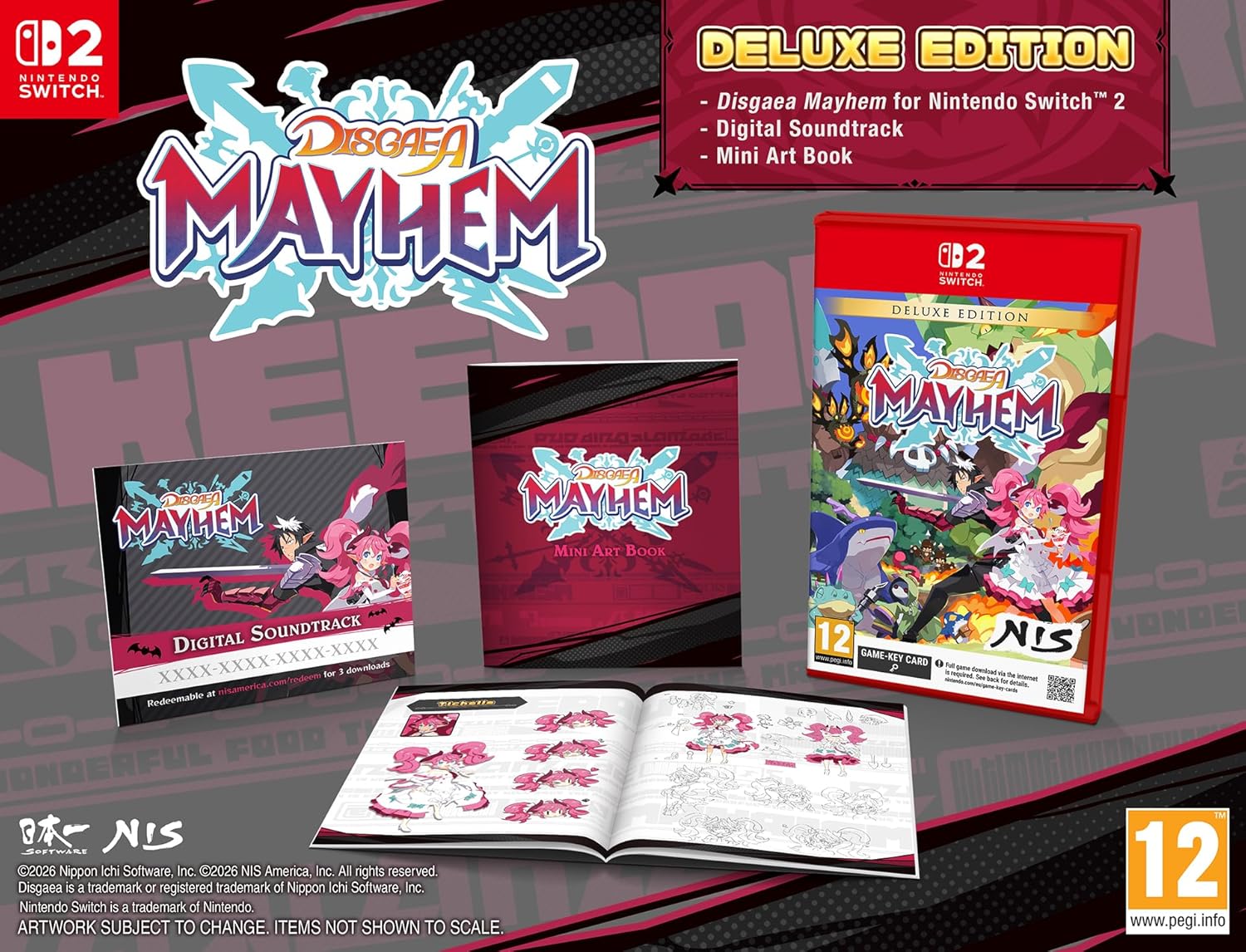 Disgaea Mayhem [Deluxe Edition] (Game-Key Card) (Nintendo Switch 2) (Pre-order)
