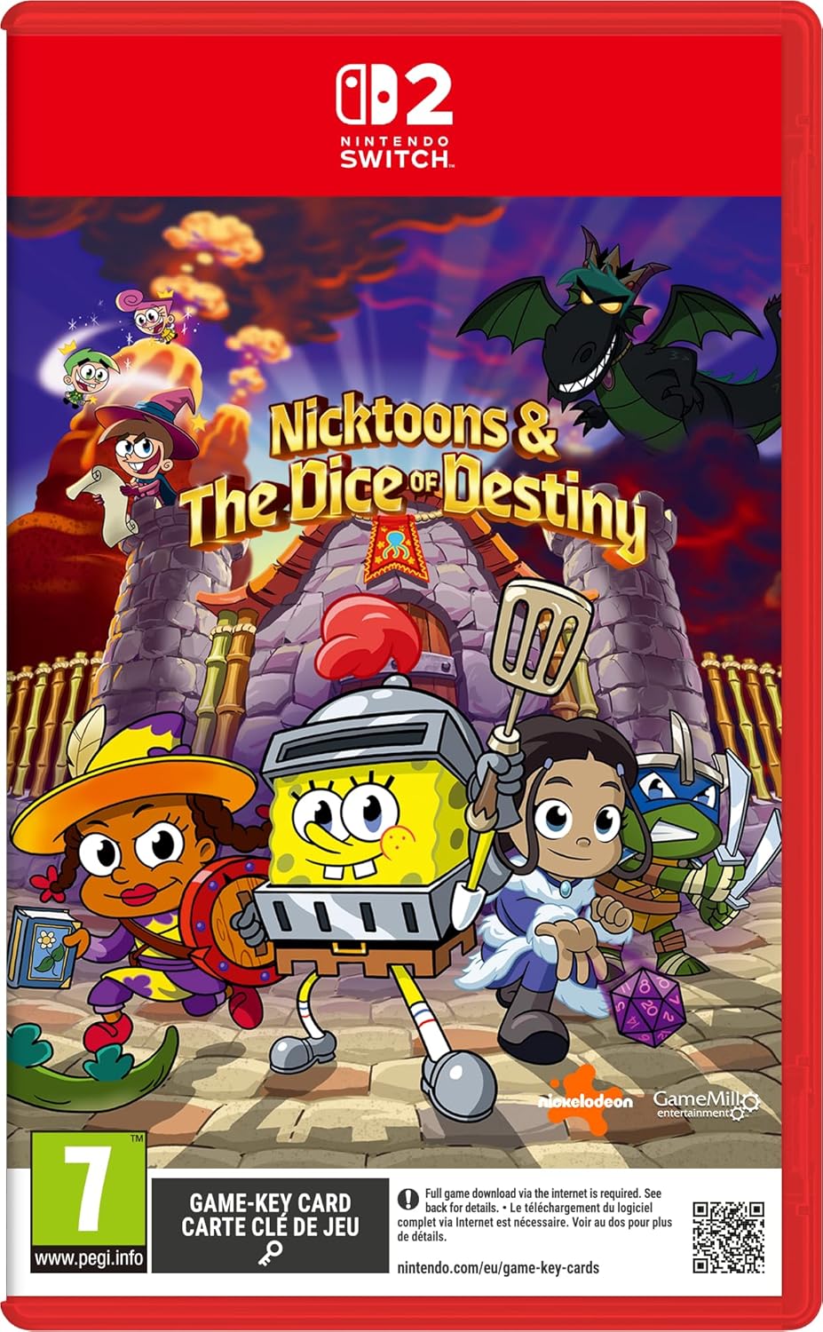 Nicktoons & The Dice Of Destiny (Game-Key Card) (Nintendo Switch 2)