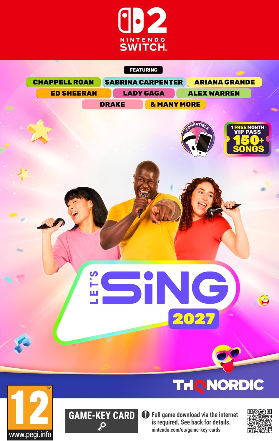 Let's Sing 2027 (Game-Key Card) (Nintendo Switch 2) (Pre-order)