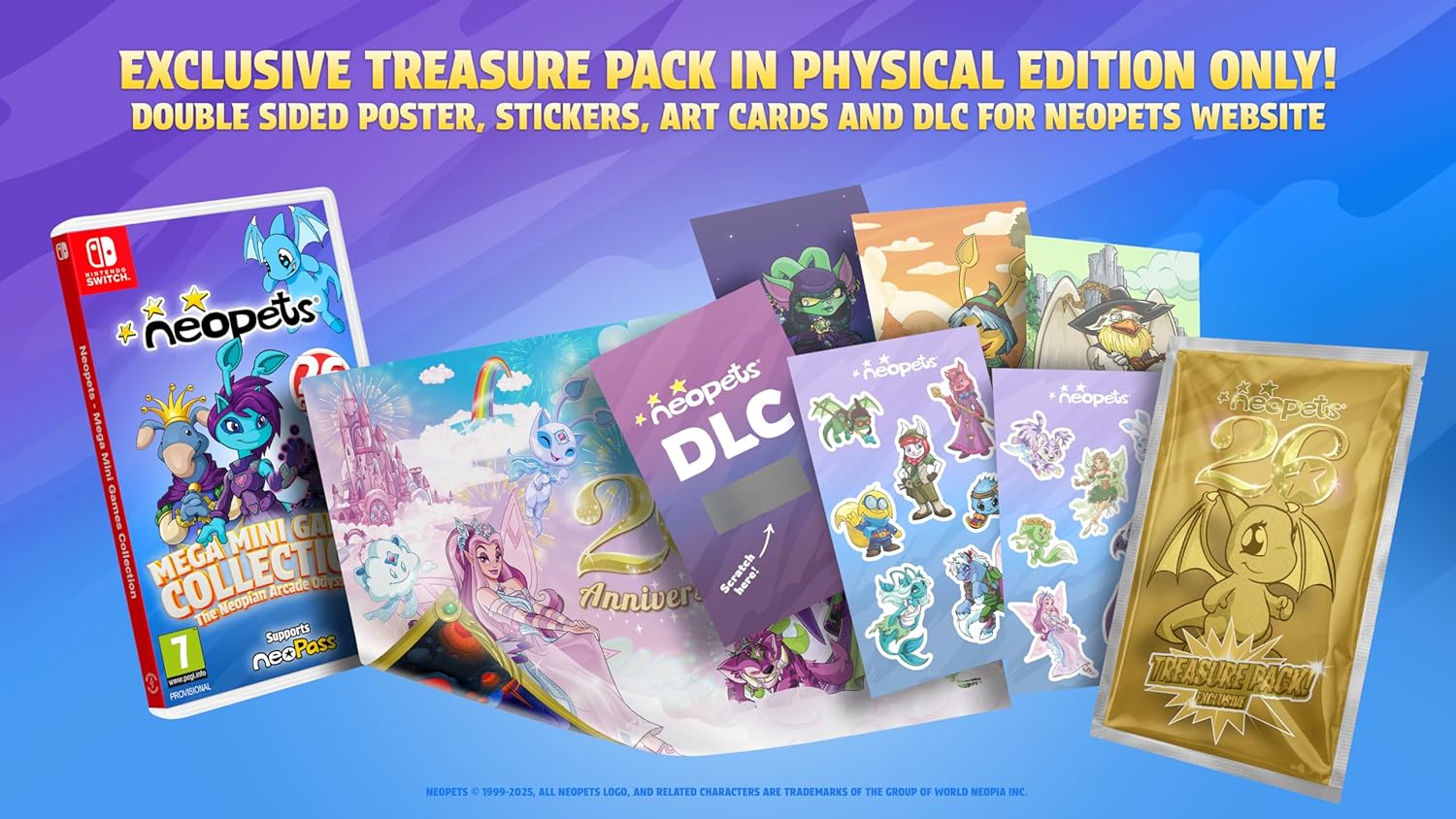 Neopets: Mega Mini Games Collection - The Neopian Arcade Odyssey [Day One Edition] (Nintendo Switch) (Pre-order) (Copy)