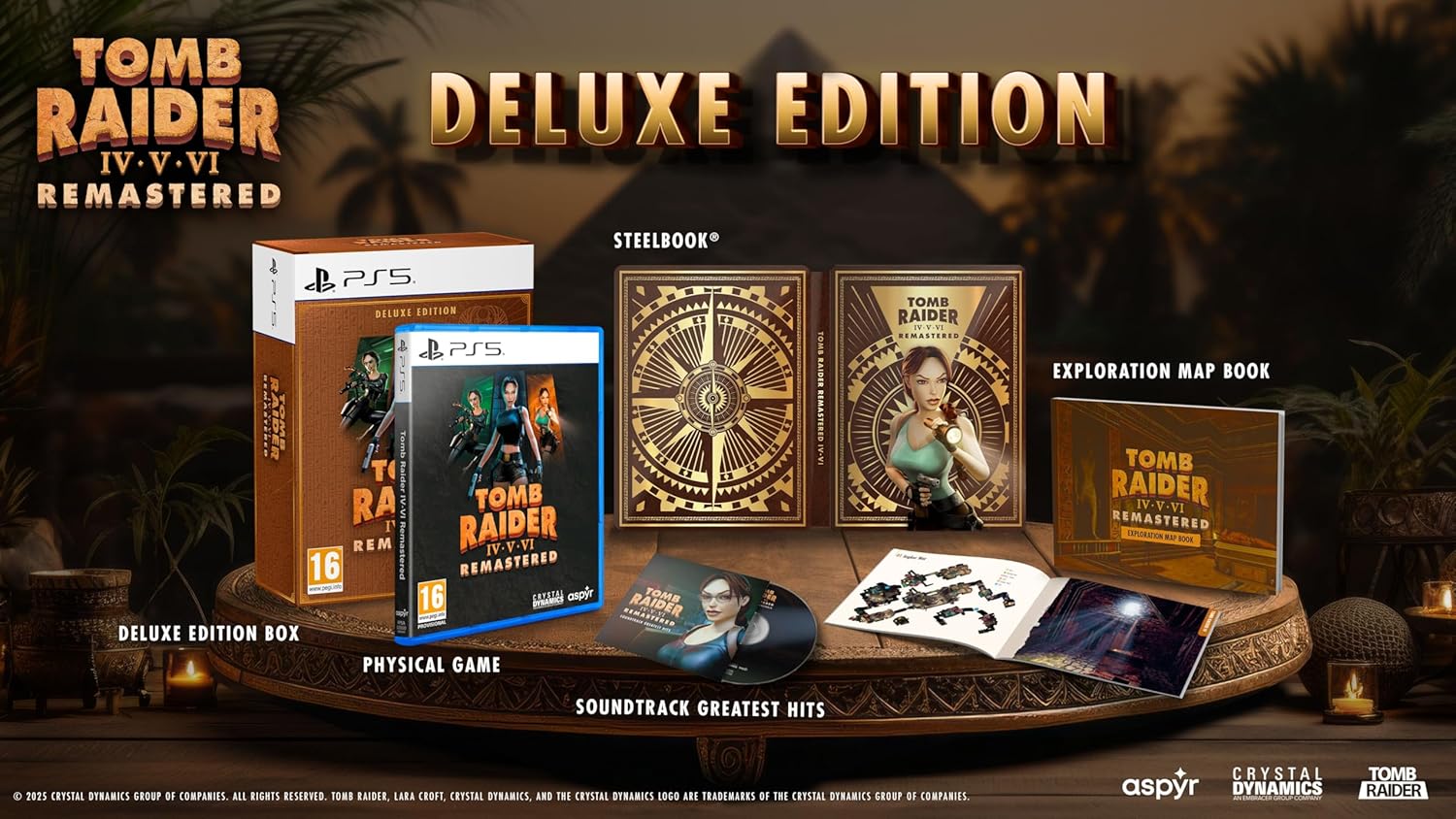 Tomb Raider IV-VI Remastered Starring Lara Croft [Deluxe Edition] (PS5) (Pre-order)