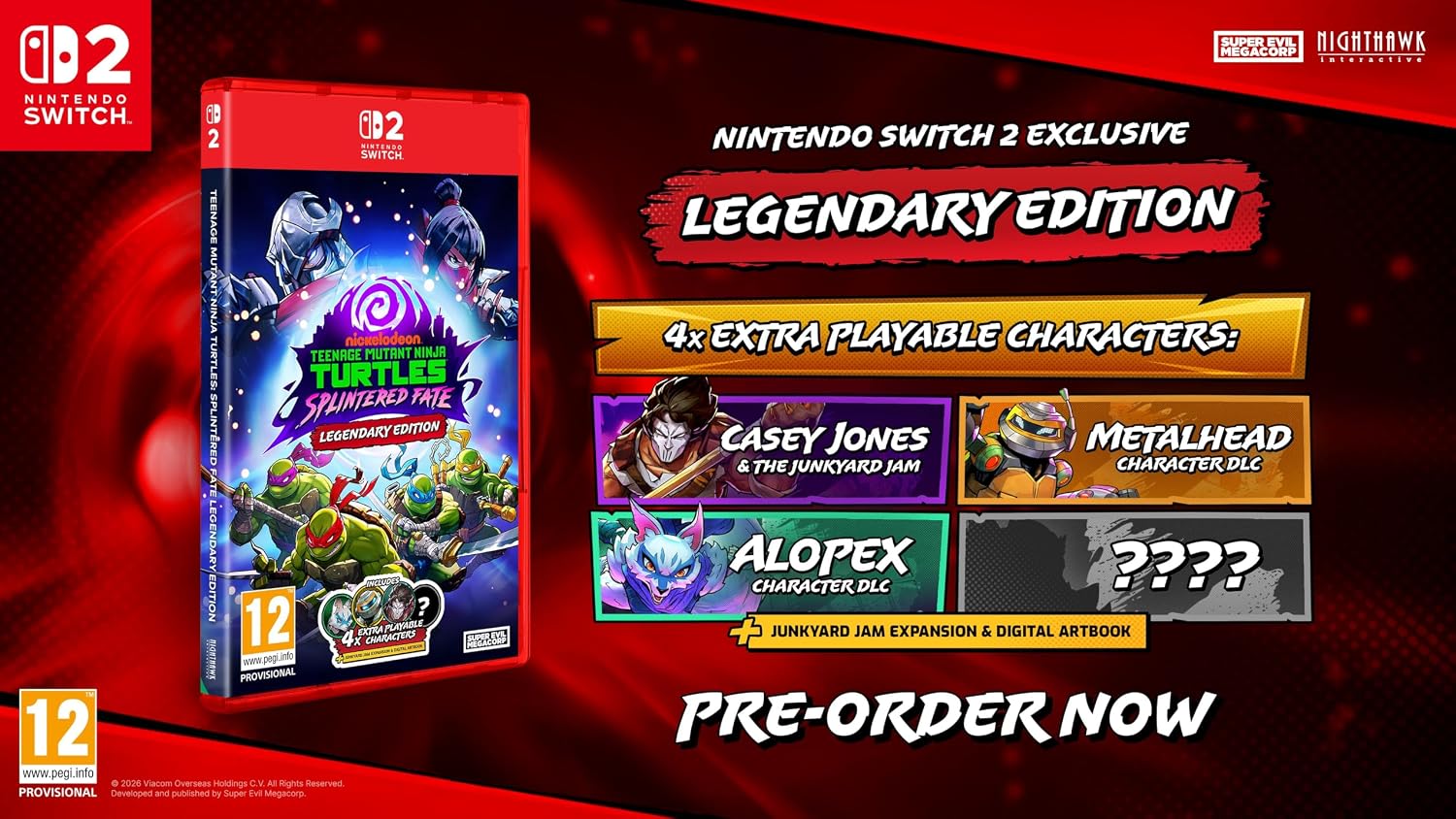 Teenage Mutant Ninja Turtles: Splintered Fate [Legendary Edition] (Nintendo Switch 2) (Pre-order)