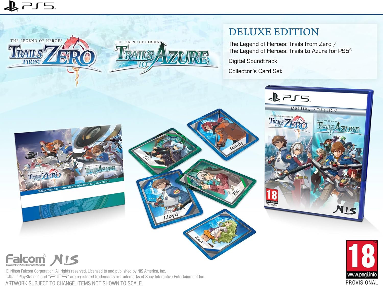 The Legend of Heroes: Trails from Zero / The Legend of Heroes: Trails to Azure [Deluxe Edition] (PS5) (Pre-order)