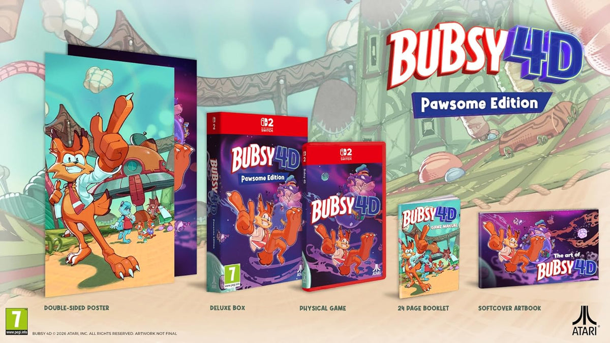 Bubsy 4D [Pawsome Edition] (Nintendo Switch)