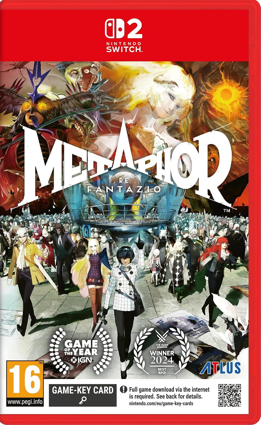 Metaphor: ReFantazio (Game-Key Card) (Nintendo Switch 2) (Pre-order)