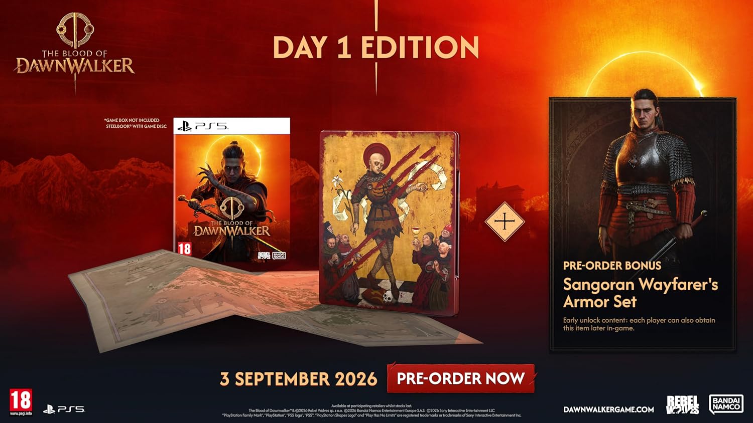 The Blood of Dawnwalker [Day One Steelbook Edition] (PS5) (Pre-order)