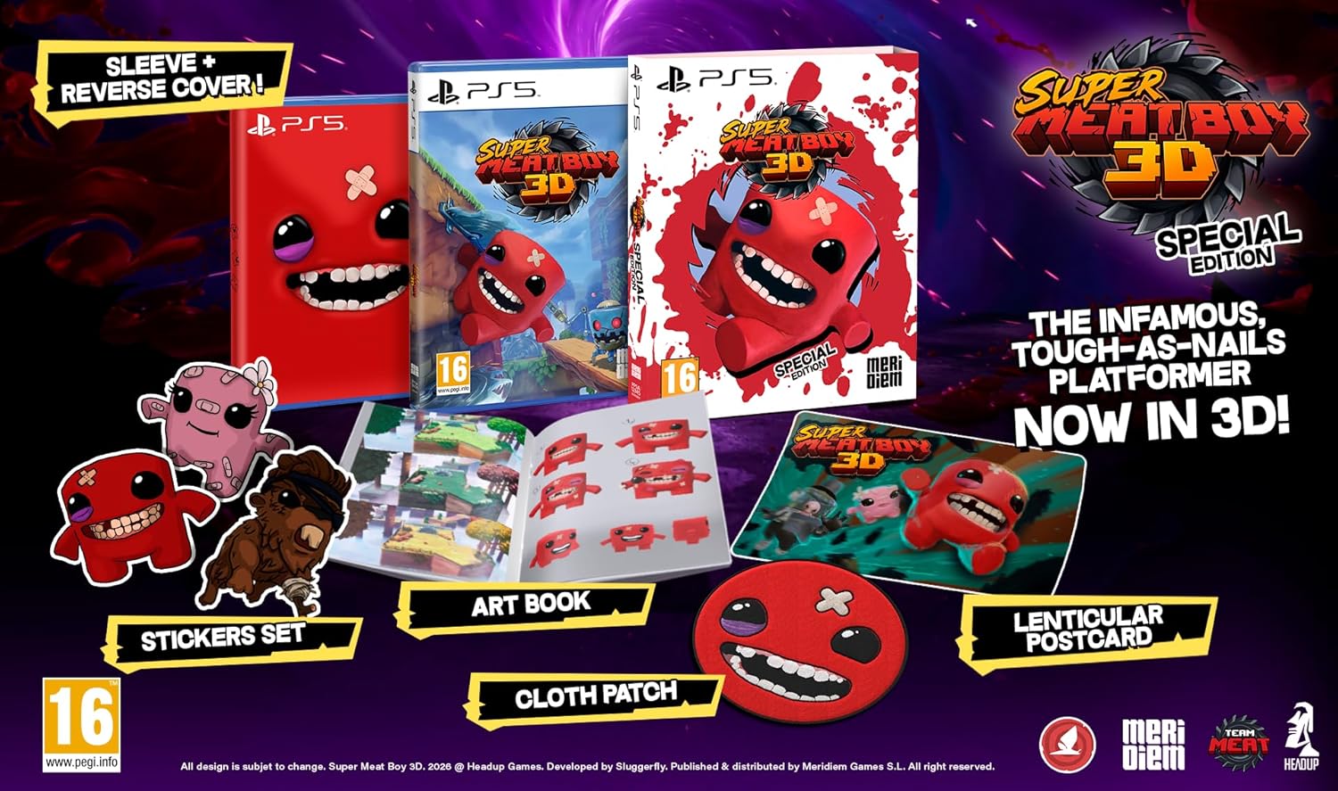 Super Meat Boy 3D [Special Edition] (Game-Key Card) (Nintendo Switch 2) (Pre-order)