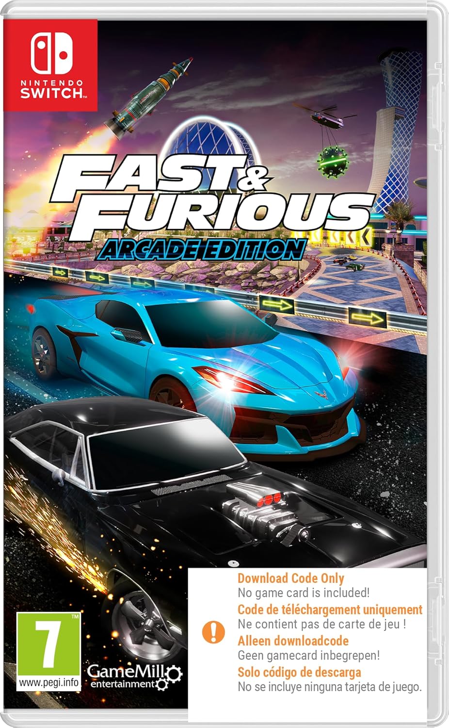 Fast & Furious: Arcade Edition (Code in a Box) (Nintendo Switch) (Pre-order)
