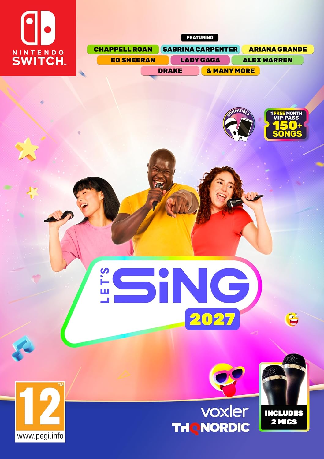 Let's Sing 2027 [2-Mic Bundle] (Nintendo Switch) (Pre-order)