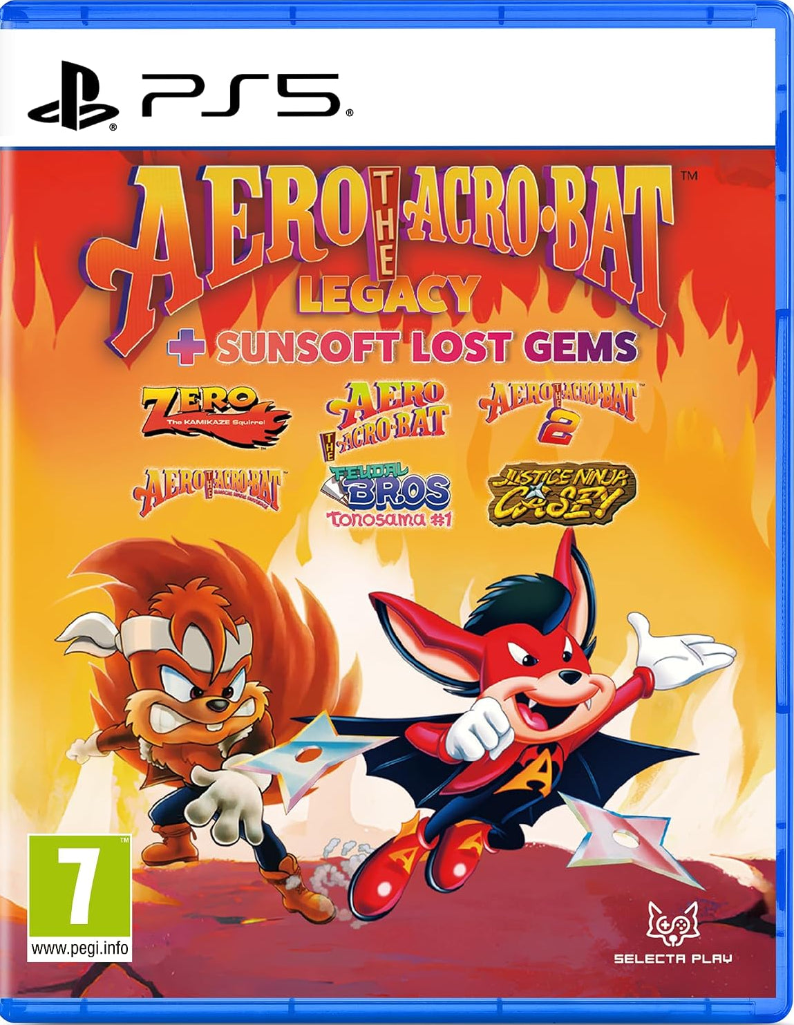 Aero The Acro-Bat Legacy + Sunsoft Lost Gems (PS5) (Pre-order)