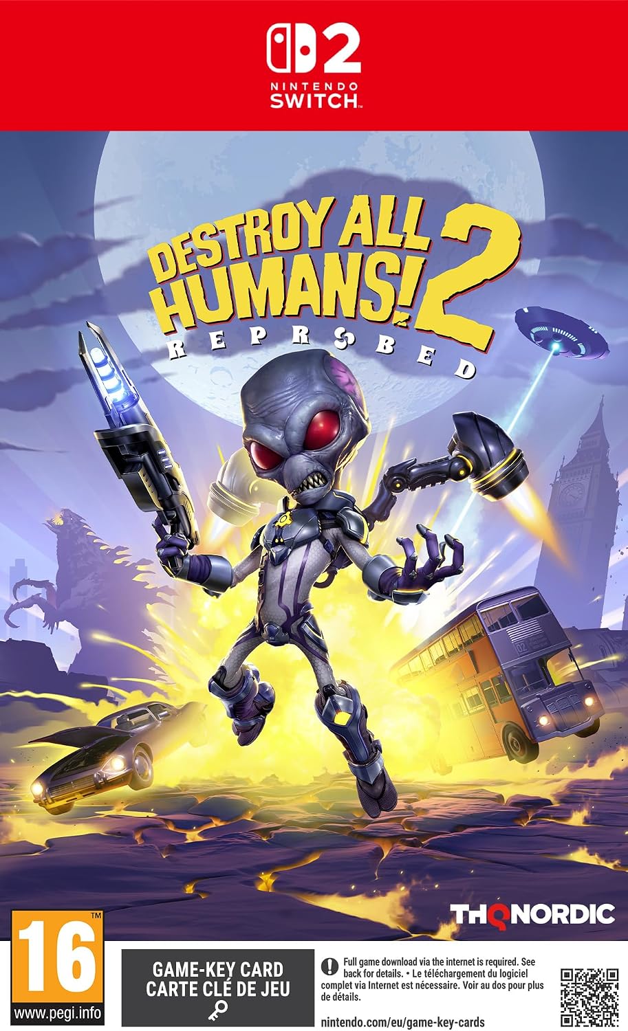 Destroy All Humans! 2: Reprobed (Game-Key Card) (Nintendo Switch 2) (Pre-order)