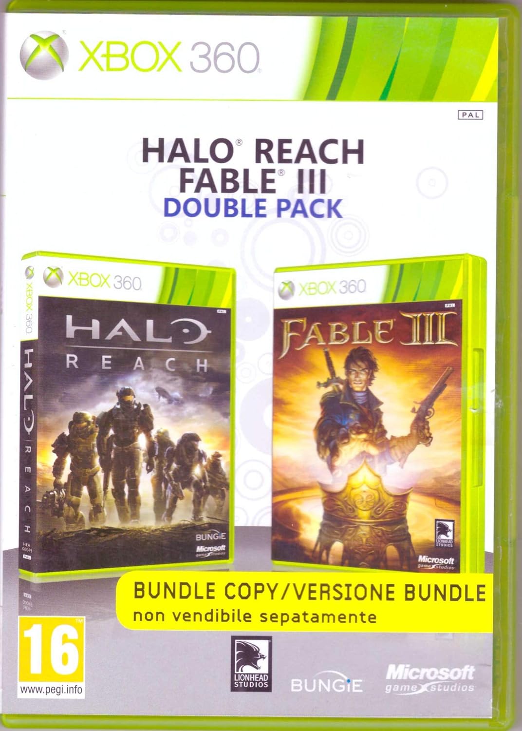 Halo Reach & Fable 3 [Double Pack] (Xbox 360) (Pre-owned)