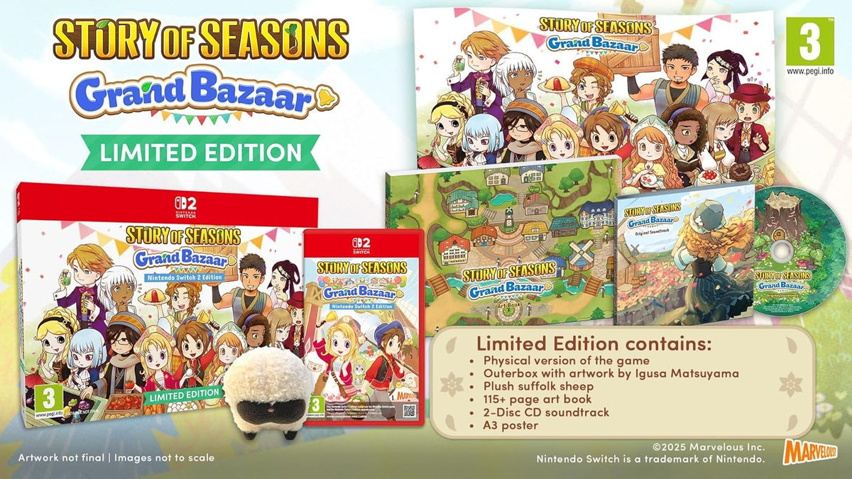 Story of Seasons: Grand Bazaar [Limited Edition] (Nintendo Switch 2)