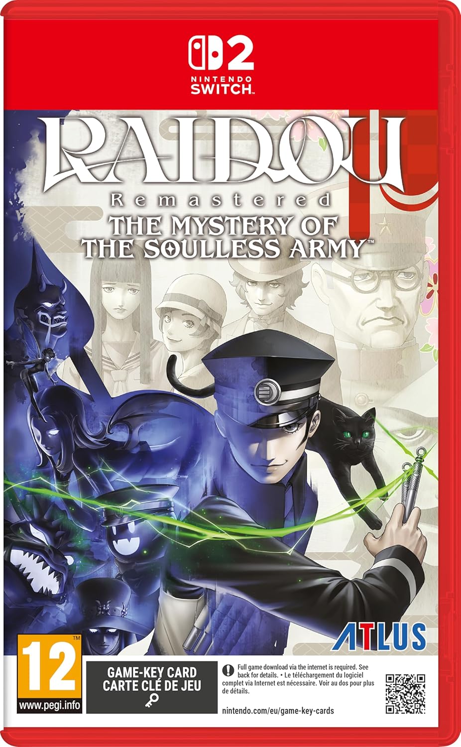 RAIDOU Remastered: The Mystery of the Soulless Army (Game-Key Card) (Nintendo Switch 2)