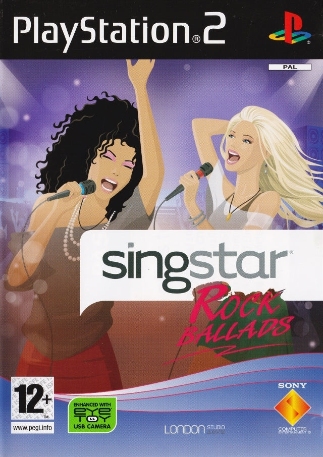 SingStar: Rock Ballads (PS2) (Pre-owned)