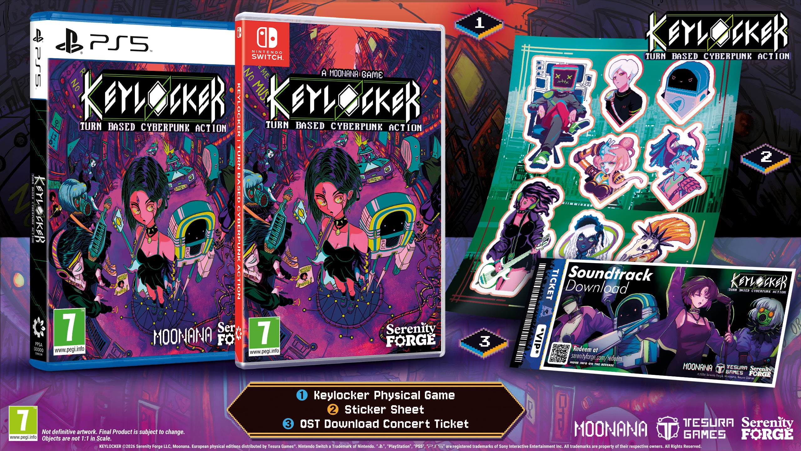 Keylocker: Turn Based Cyberpunk Action (Nintendo Switch) (Pre-order)