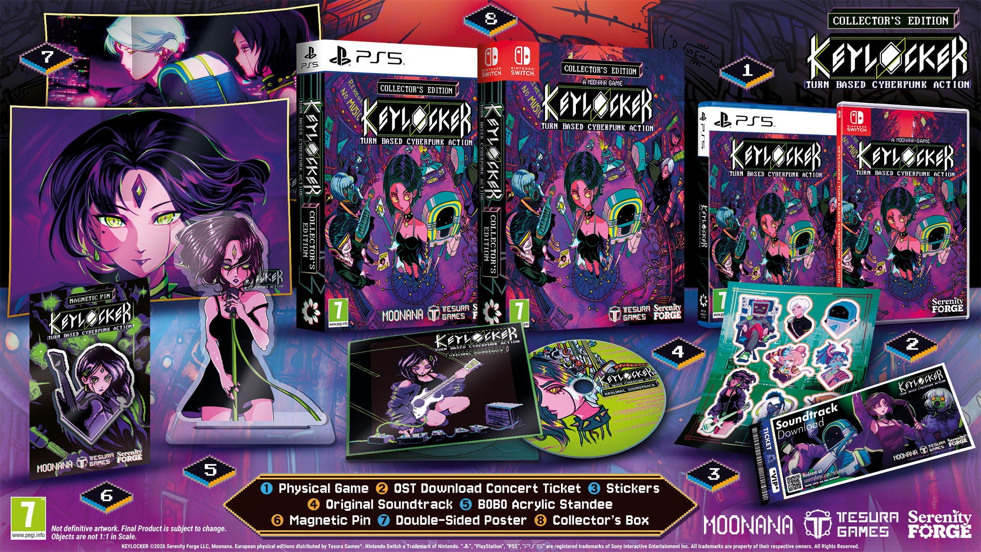 Keylocker: Turn Based Cyberpunk Action [Collector's Edition] (PS5) (Pre-order)
