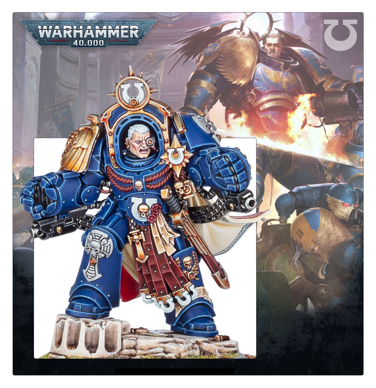 Ultramarines: Marneus Calgar in Armour of Antilochus (Warhammer 40,000 | 55-74)
