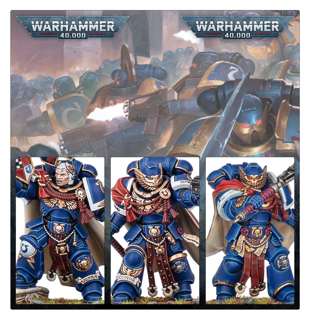 Ultramarines: Victrix Honour Guard (Warhammer 40,000 | 55-75)