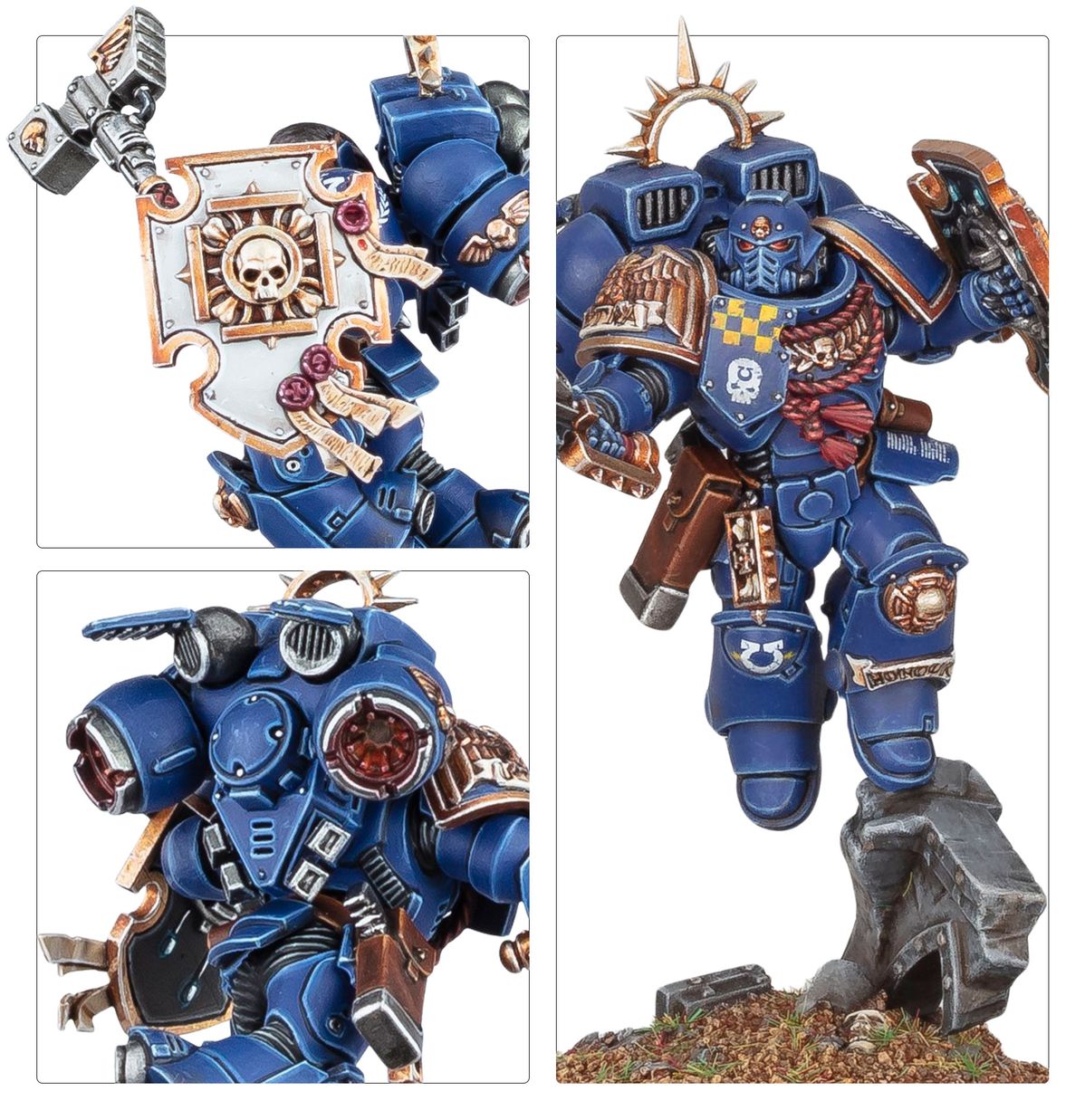 Space Marines: Captain with Jump Pack and Relic Shield (Warhammer 40,000 | 48-102)