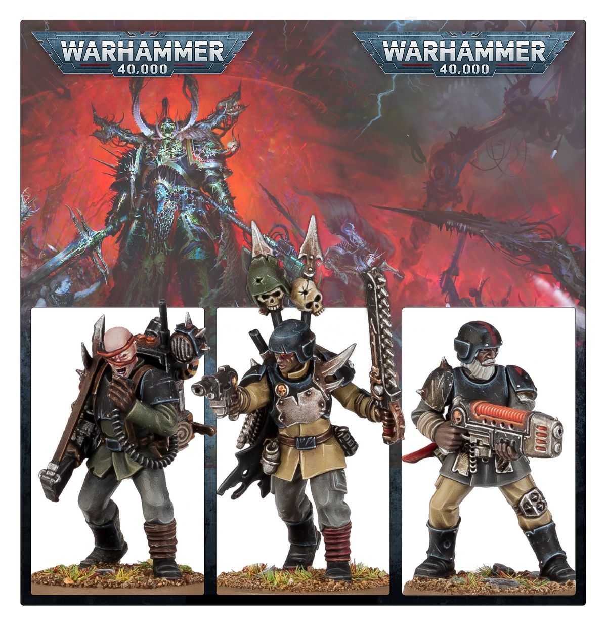 Chaos Space Marines: Traitor Guardsmen Squad (Warhammer 40,000 | 43-107)