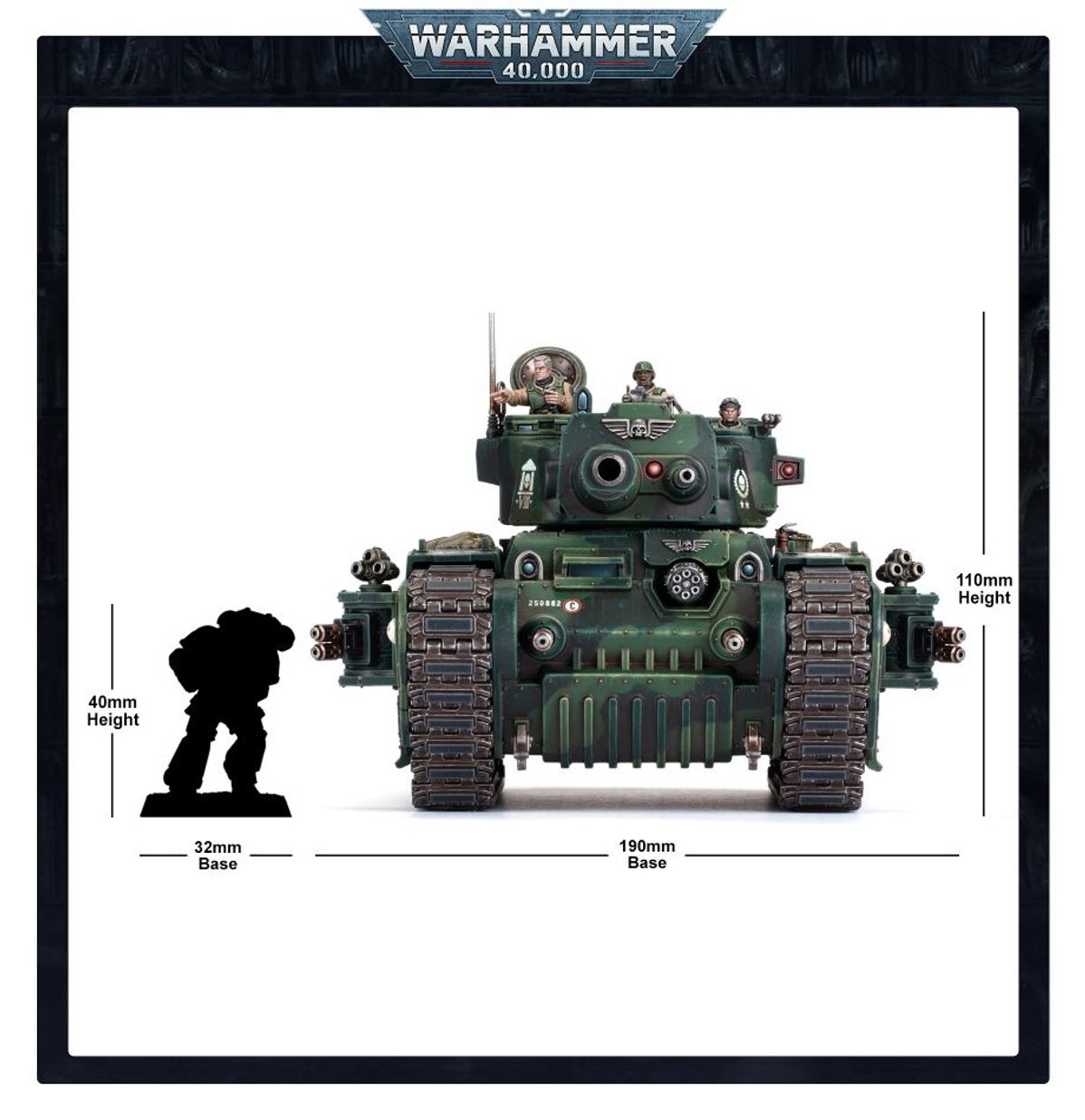 Astra Militarum: Rogal Dorn Battle Tank (Warhammer 40,000 | 47-31)