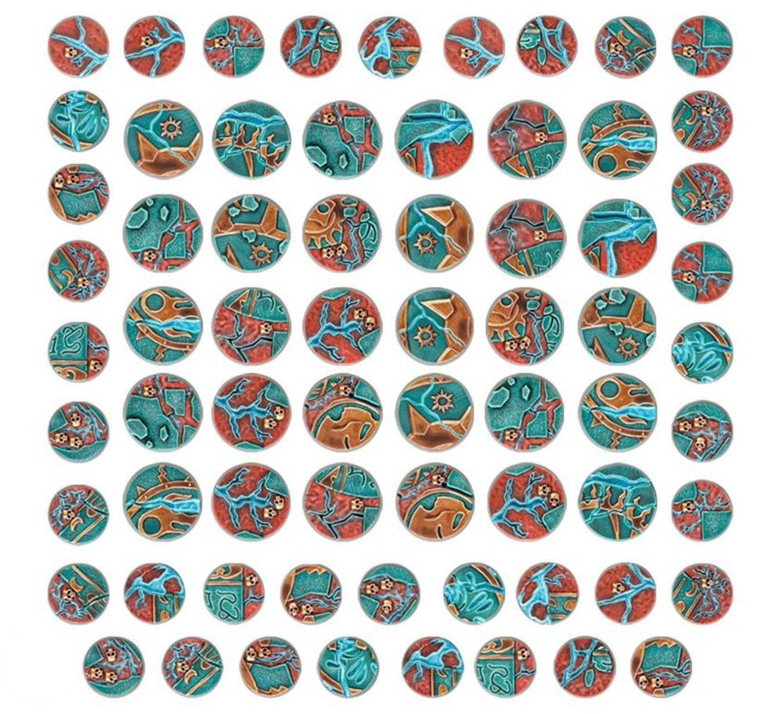 Shattered Dominion 25 & 32mm Round Bases (Warhammer Age of Sigmar | 66-96)