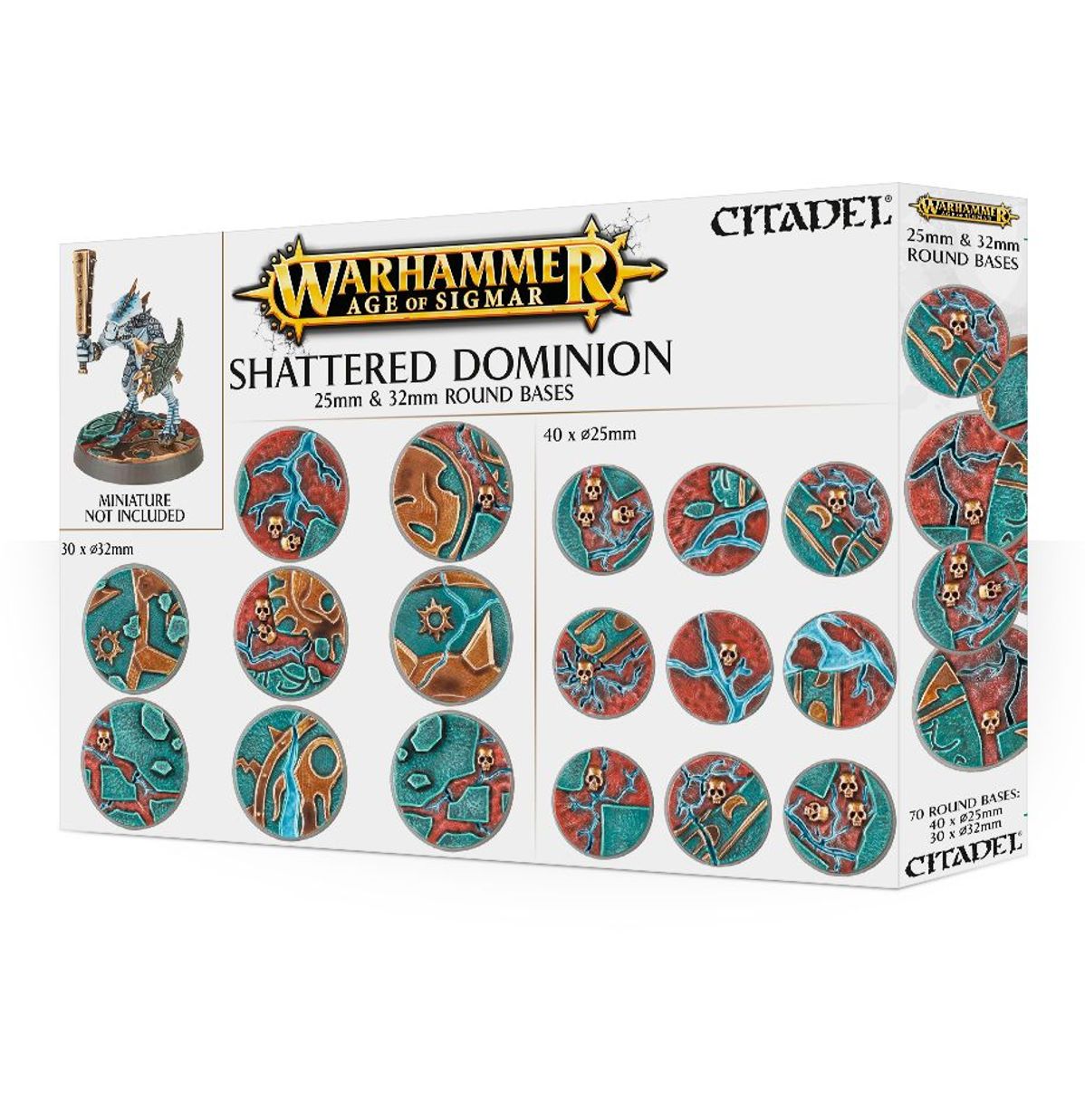 Shattered Dominion 25 & 32mm Round Bases (Warhammer Age of Sigmar | 66-96)
