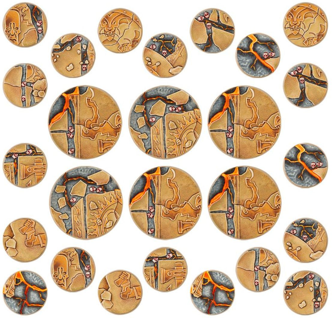 Shattered Dominion 40 & 65mm Round Bases (Warhammer Age of Sigmar | 66-97)