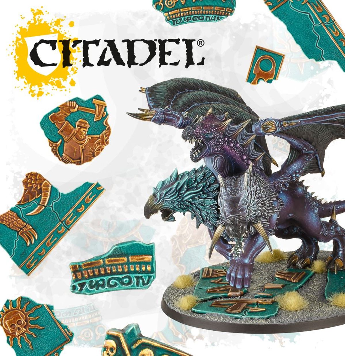 Shattered Dominion Large Base Detail Kit (Warhammer Age of Sigmar | 66-99)