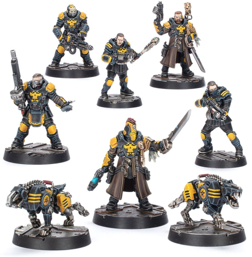 Necromunda: Palanite Enforcer Captains & Sergeants (Warhammer 40,000 | 301-59)