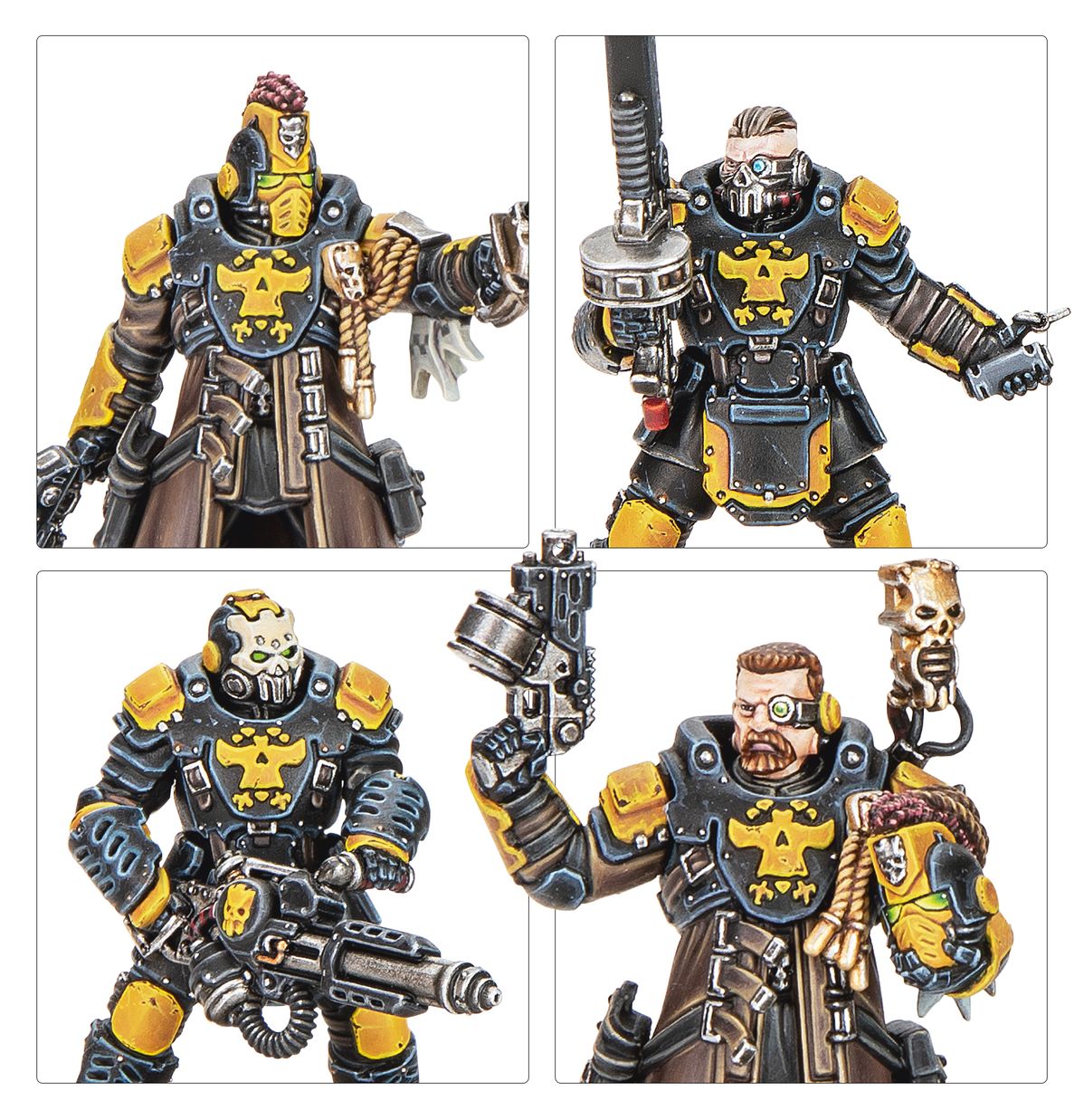 Necromunda: Palanite Enforcer Captains & Sergeants (Warhammer 40,000 | 301-59)