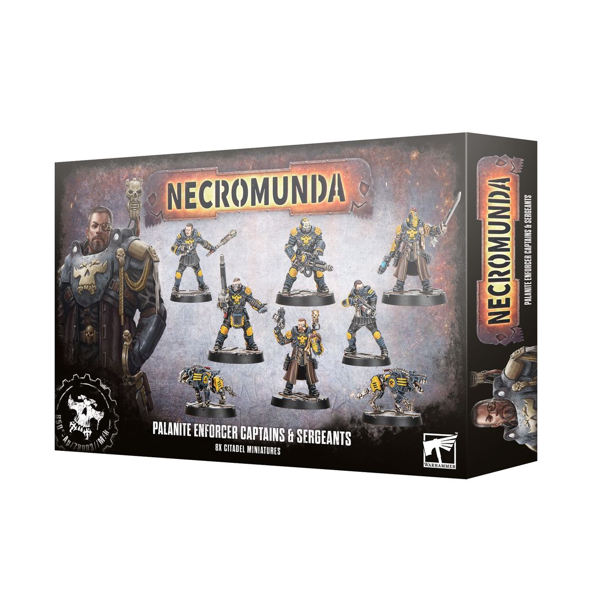 Necromunda: Palanite Enforcer Captains & Sergeants (Warhammer 40,000 | 301-59)