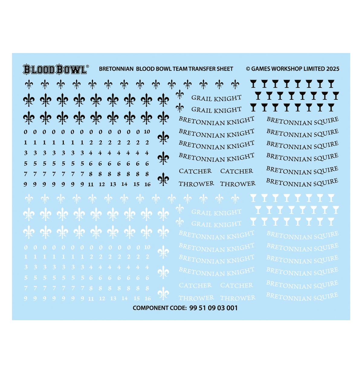 Blood Bowl: Bretonnian Team - The Brionne Barons (Warhammer The Old World | 202-51)