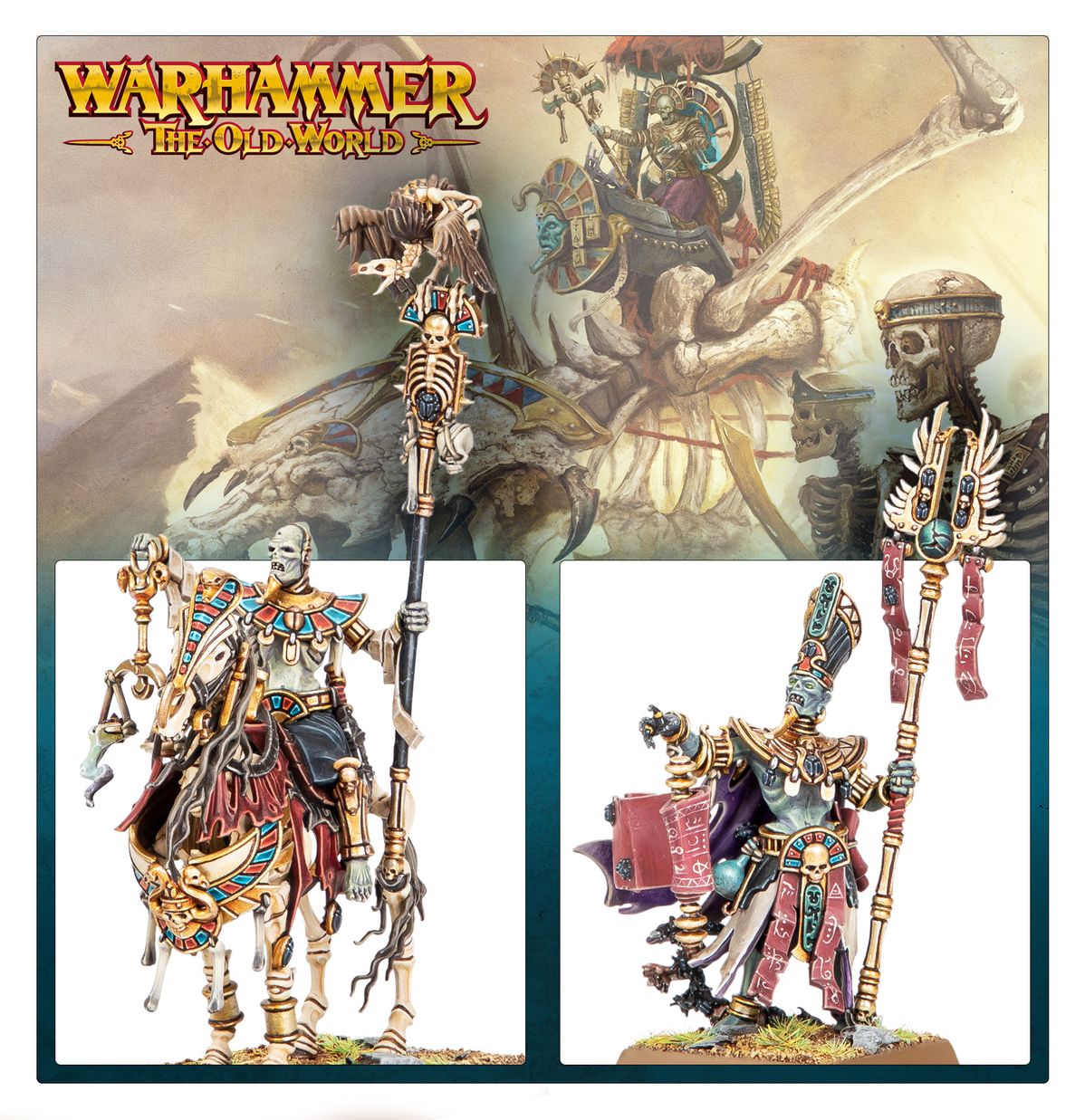 Tomb Kings of Khemri: Liche Priests (Warhammer The Old World | 07-14) (Pre-order)