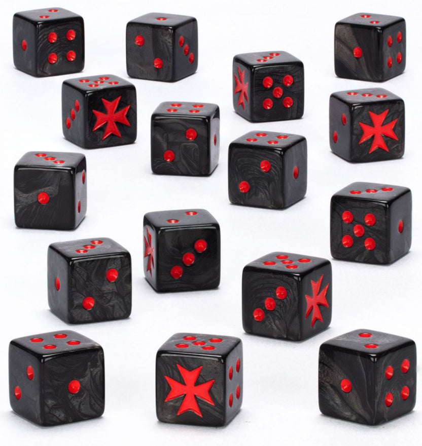 Dice: Black Templars (Warhammer 40,000 | 55-51)