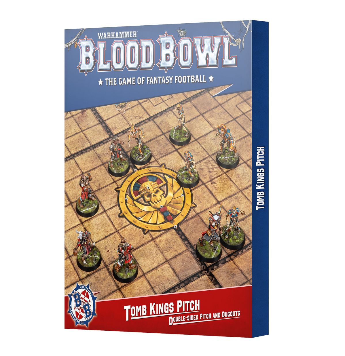 Blood Bowl: Tomb Kings Pitch - Double-sided Pitch and Dugouts Set (Warhammer The Old World | 202-60)