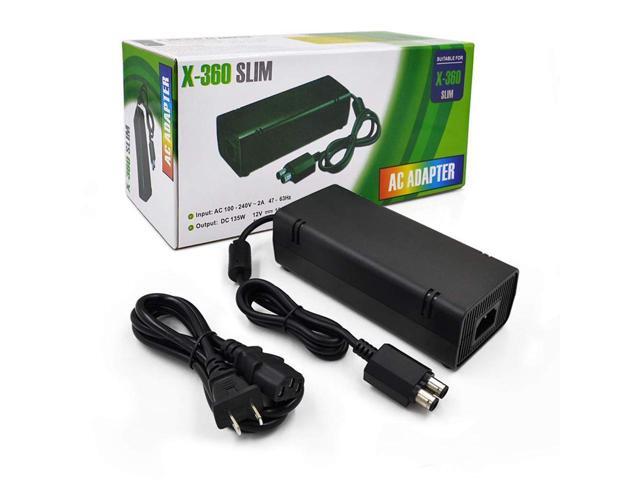Replacement Xbox 360 Slim AC Power Adapter (UK Plug)