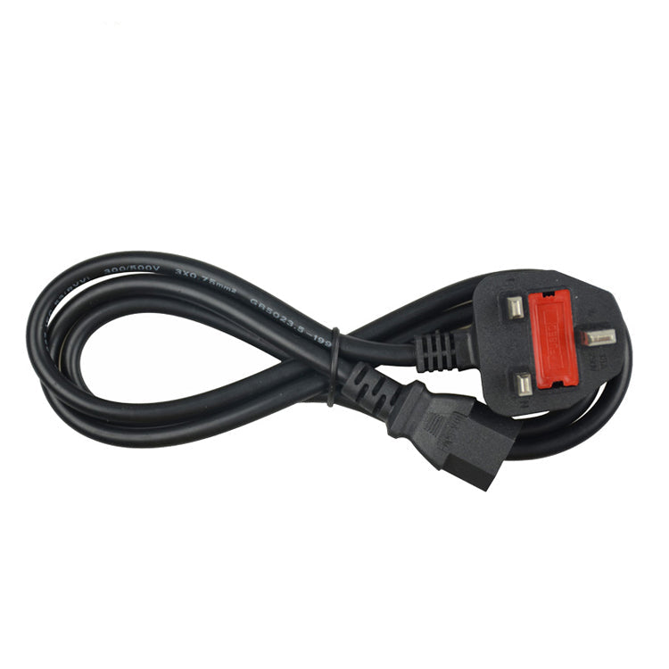 IEC-C13 (Kettle) to UK Mains (3 Pin) Fused Supply Lead