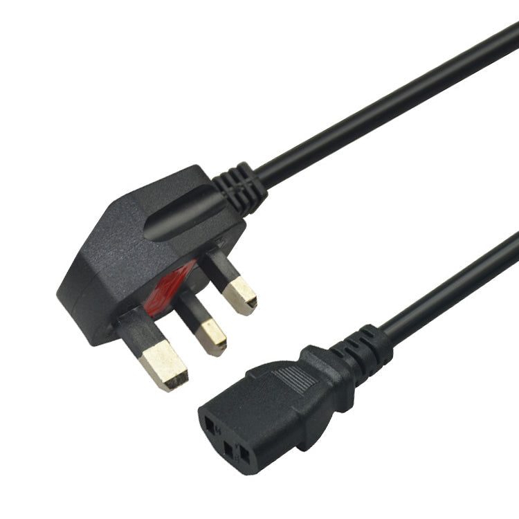 IEC-C13 (Kettle) to UK Mains (3 Pin) Fused Supply Lead