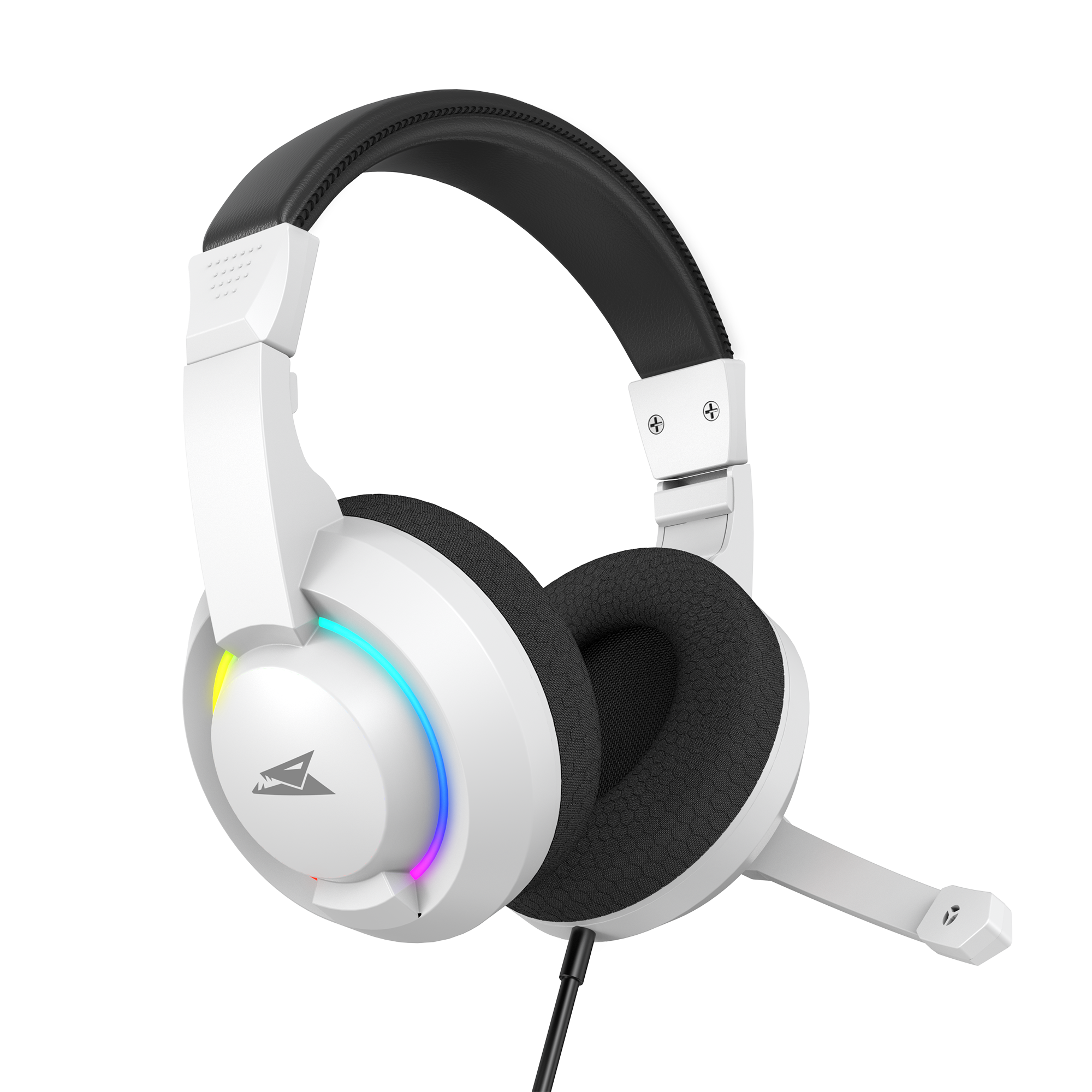 Baracuda Hydra - Wired RGB Gaming Headset (White)