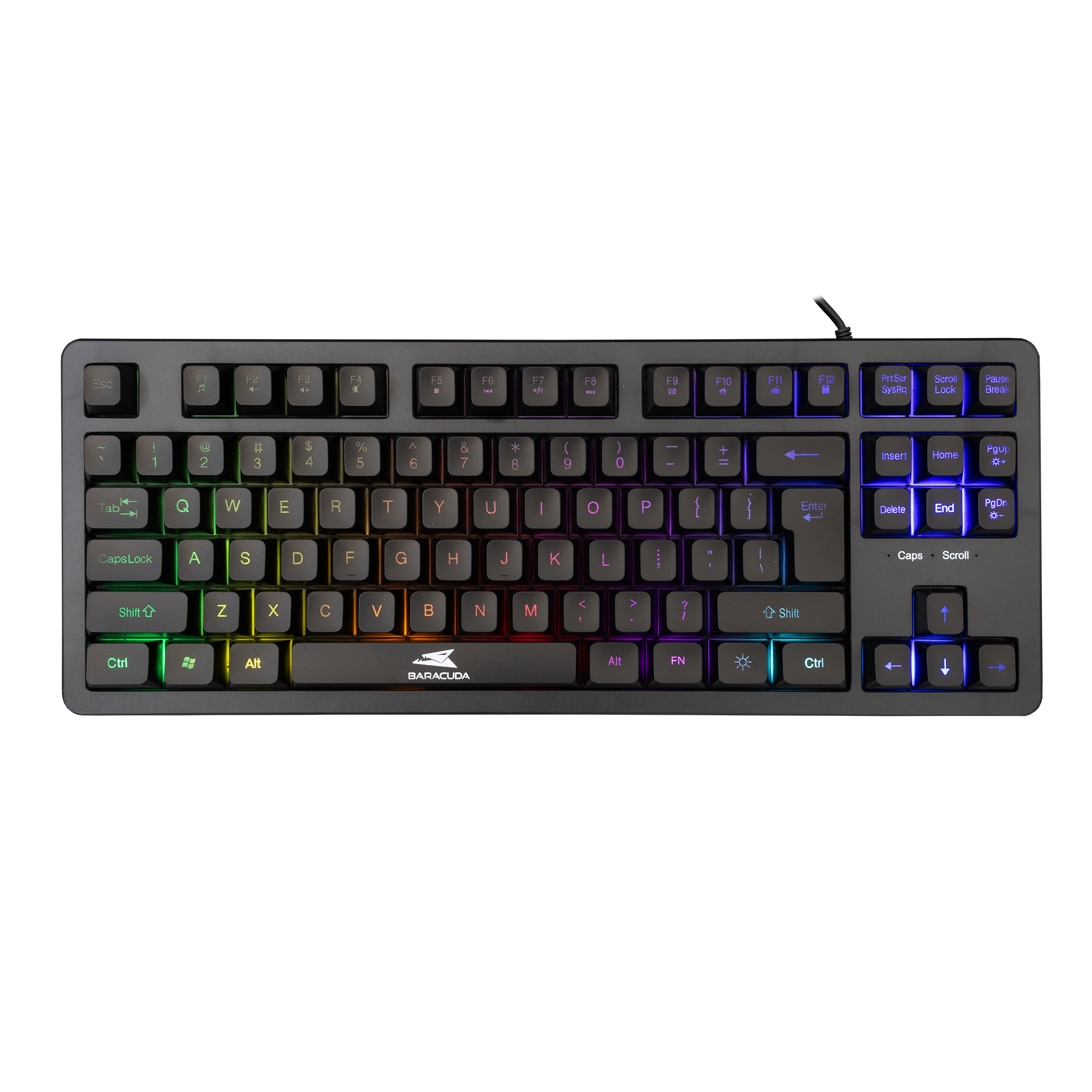 Baracuda KRILL Black Gaming Keyboard