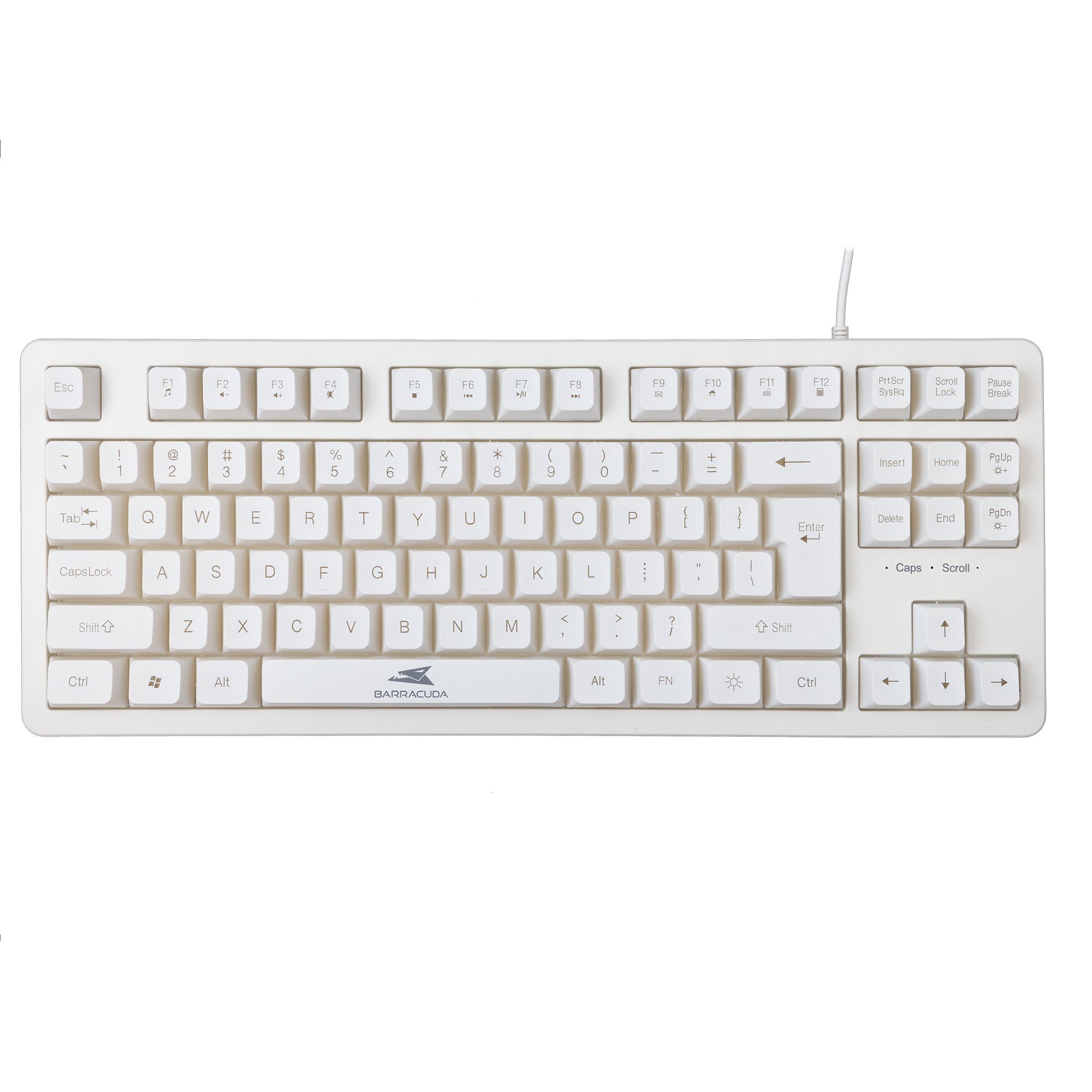 Baracuda KRILL Gaming Keyboard (White)