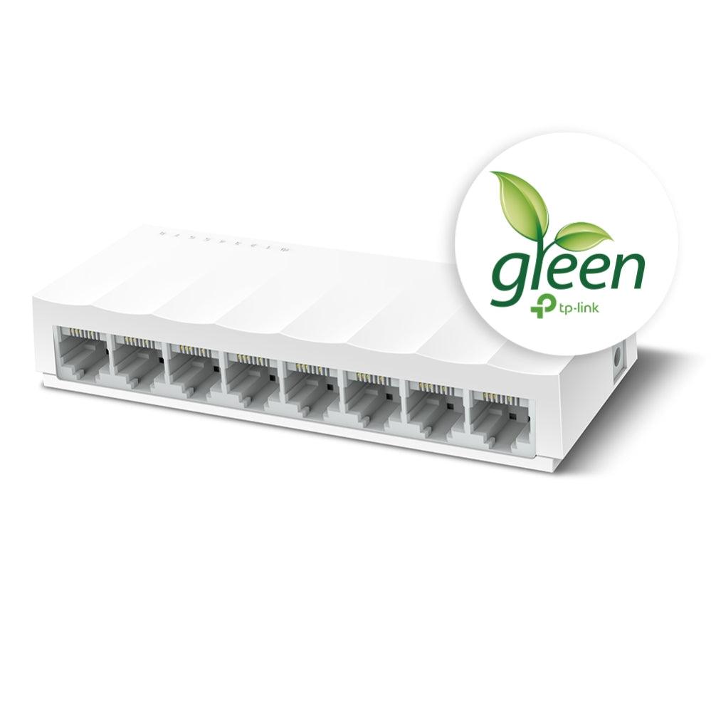 TP-LINK LS1008 8-Port 10/100Mbps Desktop Network Switch - GameStore.mt | Powered by Flutisat